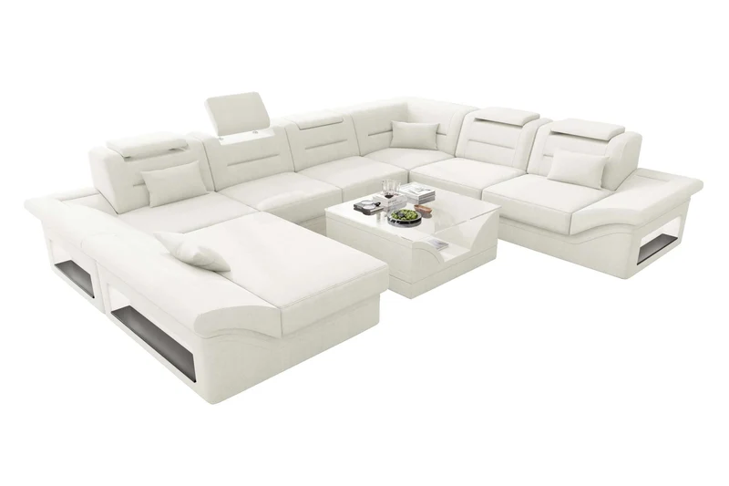 XXL Wohnlandschaft Enzo Stoffsofa