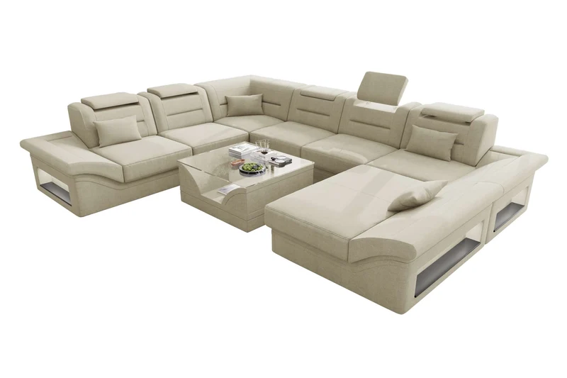 XXL Wohnlandschaft Enzo Stoffsofa