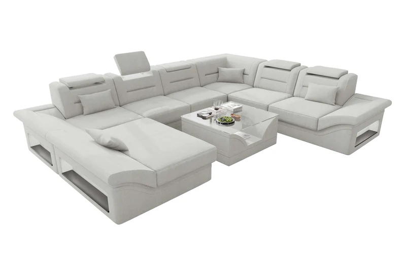 XXL Wohnlandschaft Enzo Stoffsofa