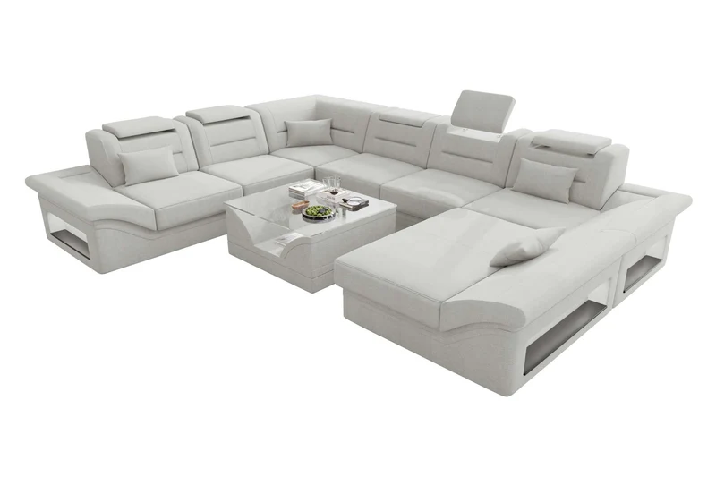 XXL Wohnlandschaft Enzo Stoffsofa