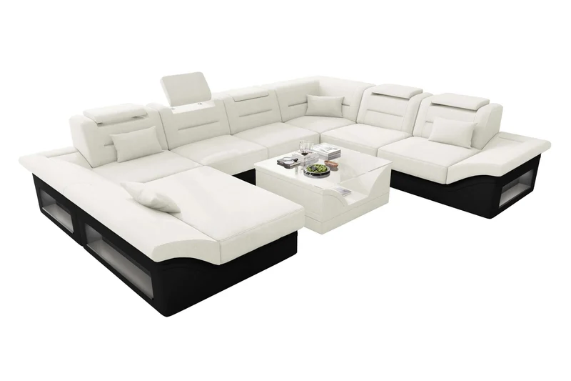 XXL Wohnlandschaft Enzo Stoffsofa