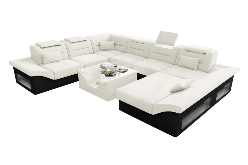 XXL Wohnlandschaft Enzo Stoffsofa