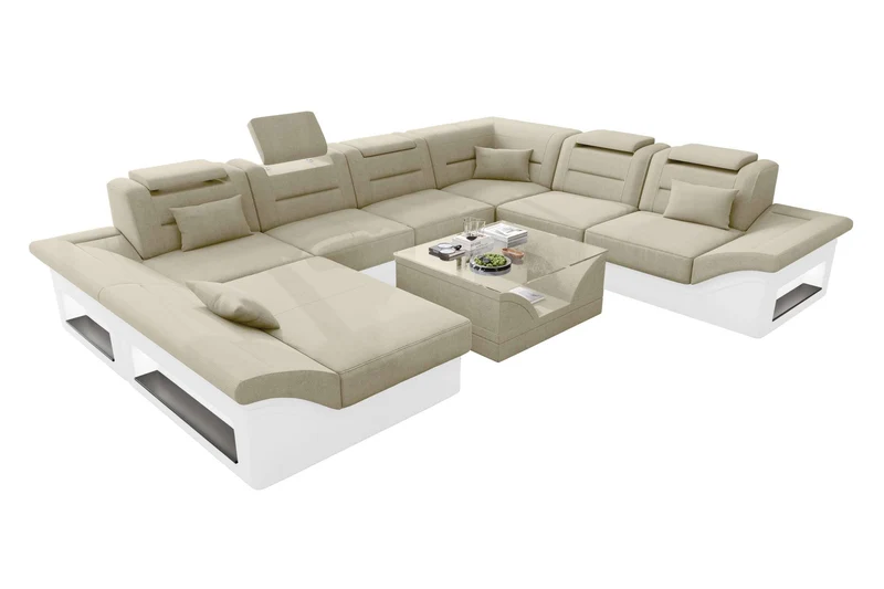 XXL Wohnlandschaft Enzo Stoffsofa