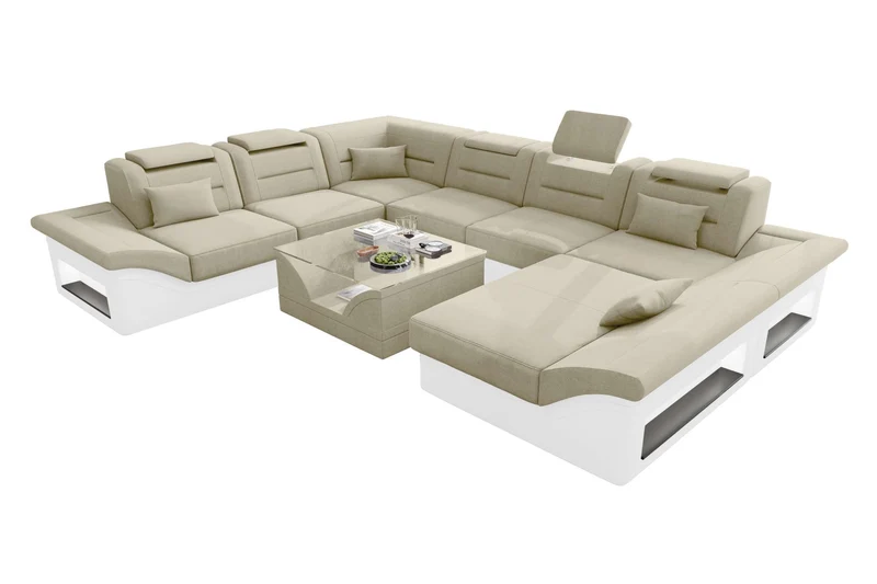 XXL Wohnlandschaft Enzo Stoffsofa