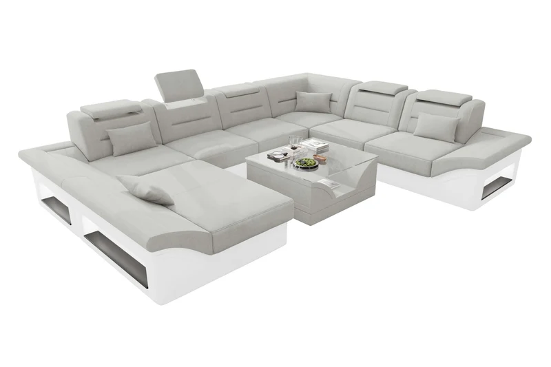 XXL Wohnlandschaft Enzo Stoffsofa