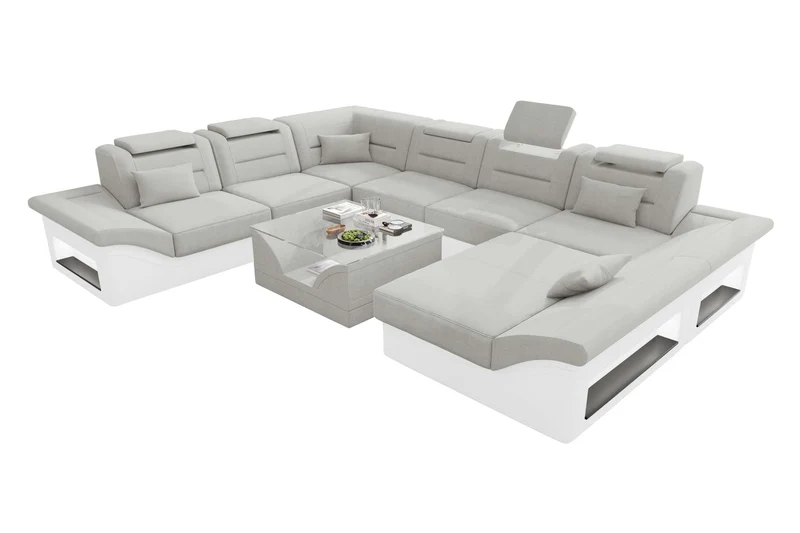 XXL Wohnlandschaft Enzo Stoffsofa