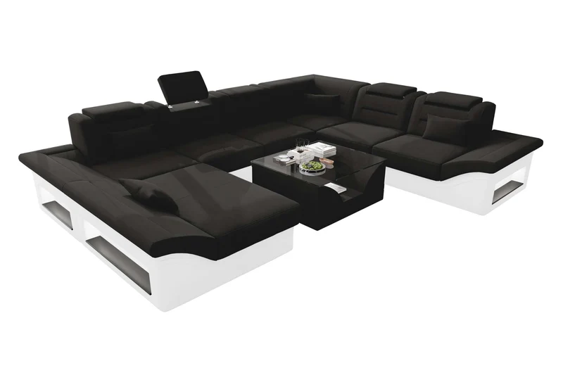 XXL Wohnlandschaft Enzo Stoffsofa