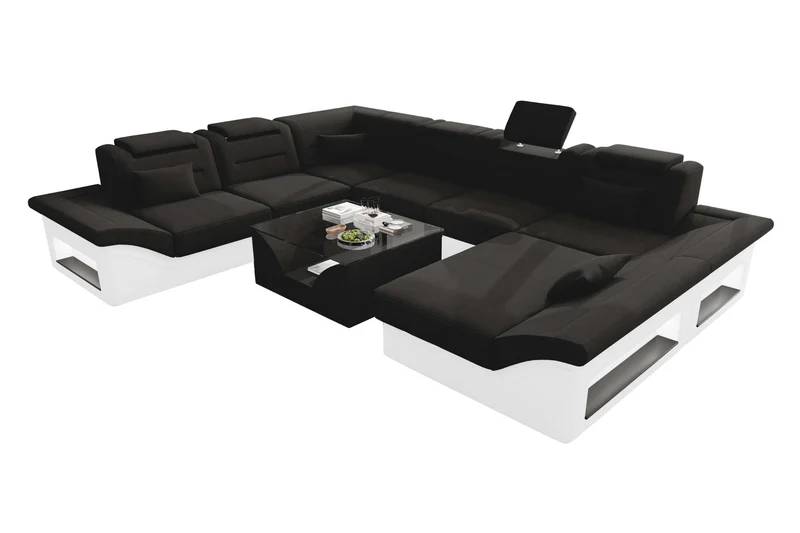 XXL Wohnlandschaft Enzo Stoffsofa