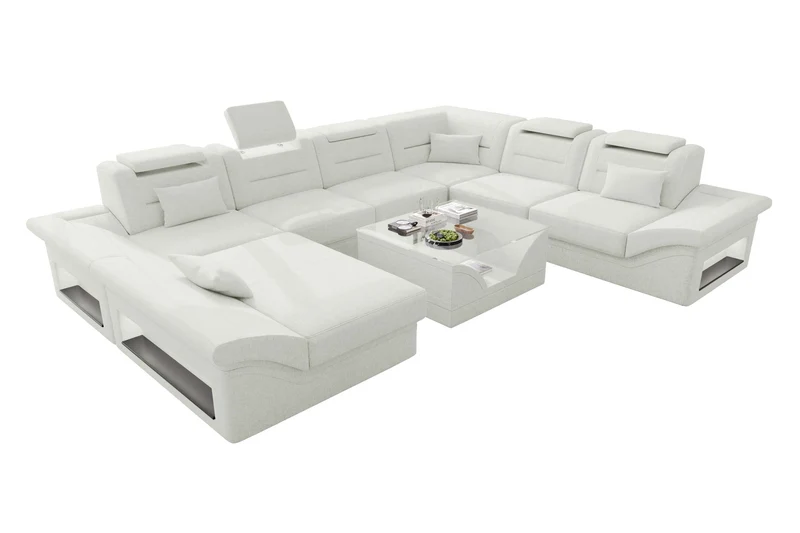 XXL Wohnlandschaft Enzo Stoffsofa