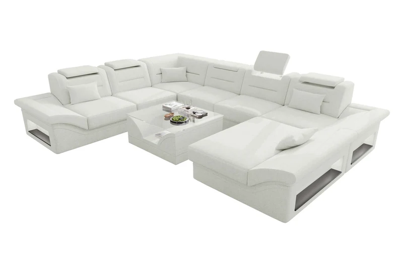 XXL Wohnlandschaft Enzo Stoffsofa