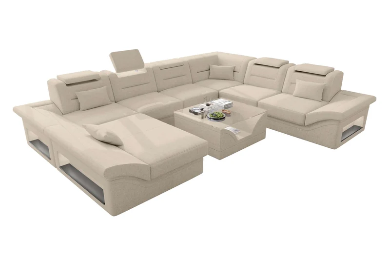 XXL Wohnlandschaft Enzo Stoffsofa