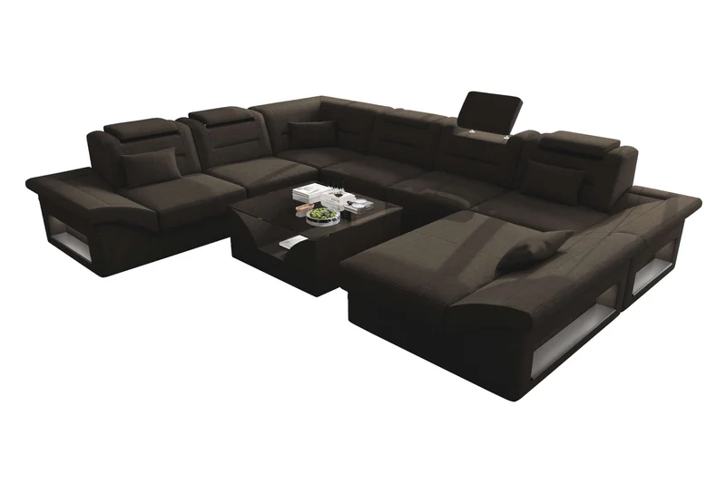 XXL Wohnlandschaft Enzo Stoffsofa