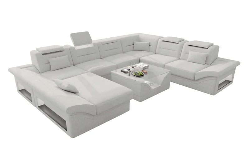 XXL Wohnlandschaft Enzo Stoffsofa