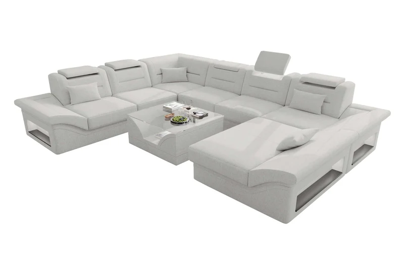 XXL Wohnlandschaft Enzo Stoffsofa