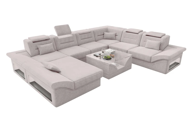 XXL Wohnlandschaft Enzo Stoffsofa