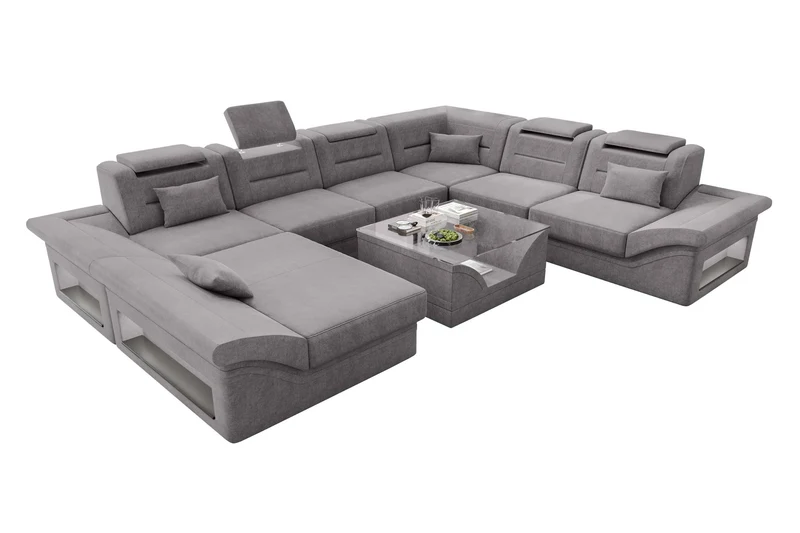 XXL Wohnlandschaft Enzo Stoffsofa