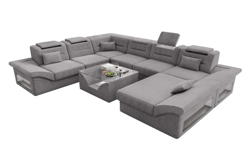 XXL Wohnlandschaft Enzo Stoffsofa