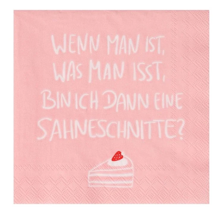Räder Cocktailservietten Sahneschnitte