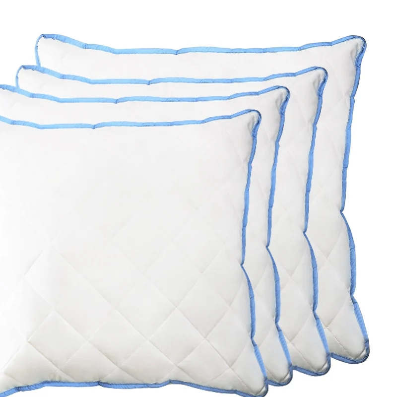 SoftCloud Family – Mikrofaser Kissen Set (4 Stück, blau)