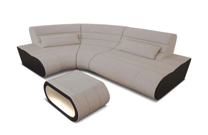 Mini Stoff Ecksofa Concept L-Form