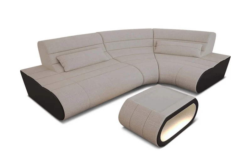 Mini Stoff Ecksofa Concept L-Form