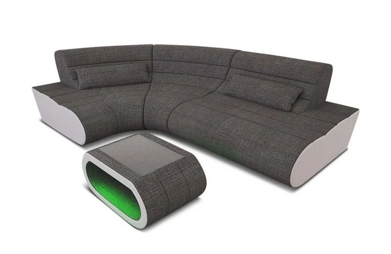 Mini Stoff Ecksofa Concept L-Form