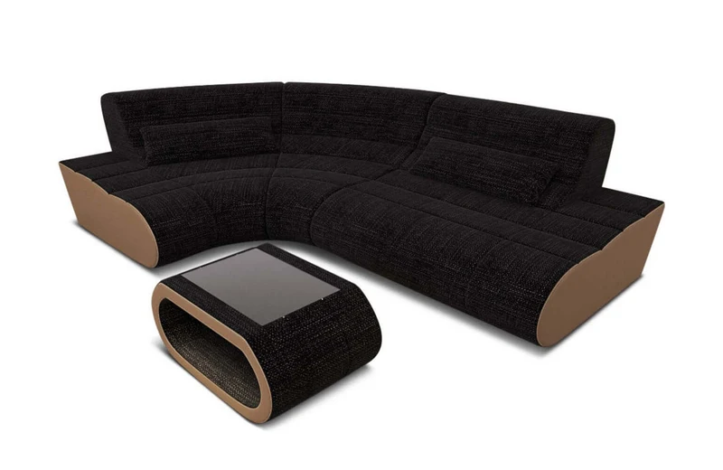 Mini Stoff Ecksofa Concept L-Form