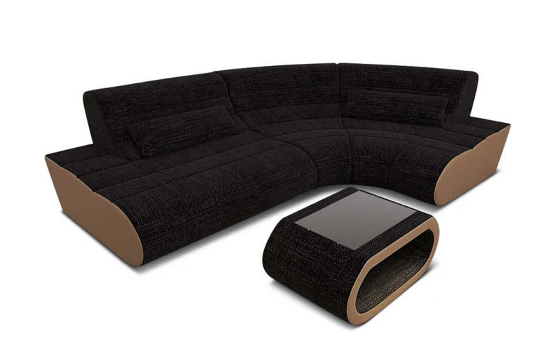 Mini Stoff Ecksofa Concept L-Form