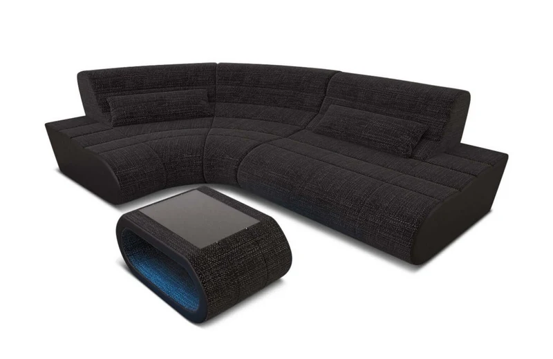 Mini Stoff Ecksofa Concept L-Form