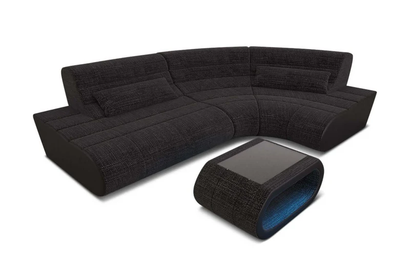 Mini Stoff Ecksofa Concept L-Form
