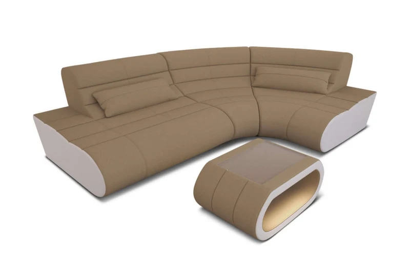 Mini Stoff Ecksofa Concept L-Form