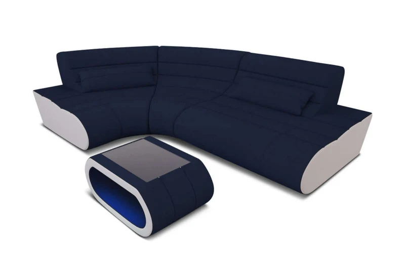 Mini Stoff Ecksofa Concept L-Form