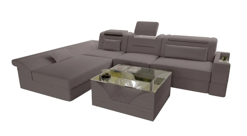 Ecksofa Monza L Form Stoffsofa