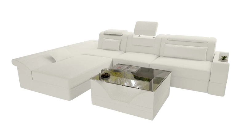 Ecksofa Monza L Form Stoffsofa