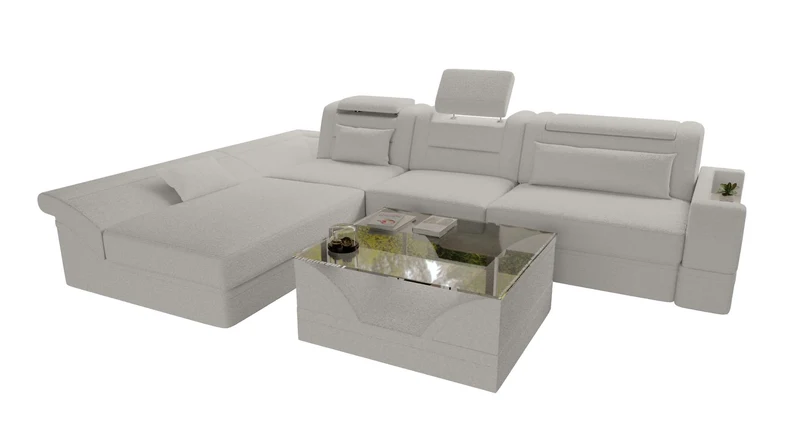 Ecksofa Monza L Form Stoffsofa
