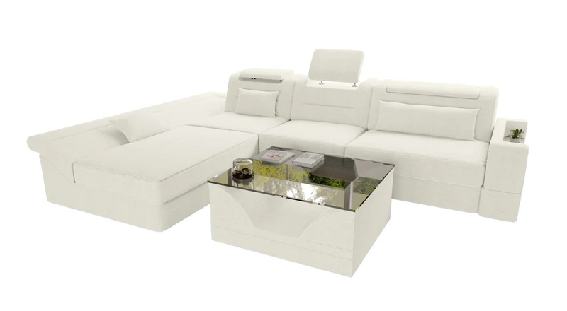 Ecksofa Monza L Form Stoffsofa