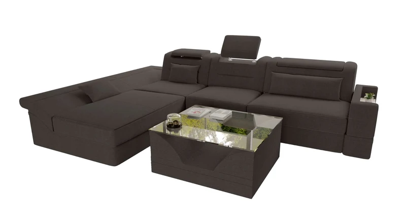Ecksofa Monza L Form Stoffsofa