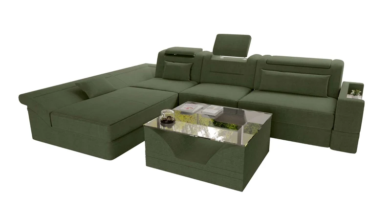 Ecksofa Monza L Form Stoffsofa