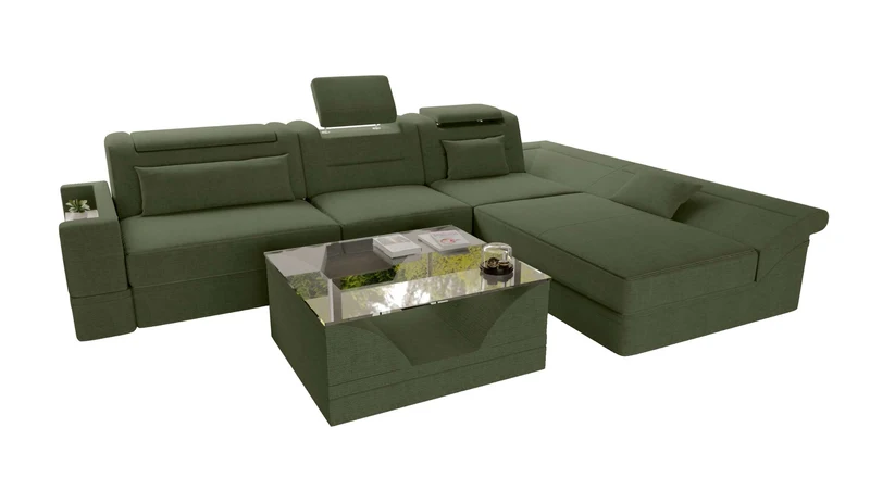 Ecksofa Monza L Form Stoffsofa