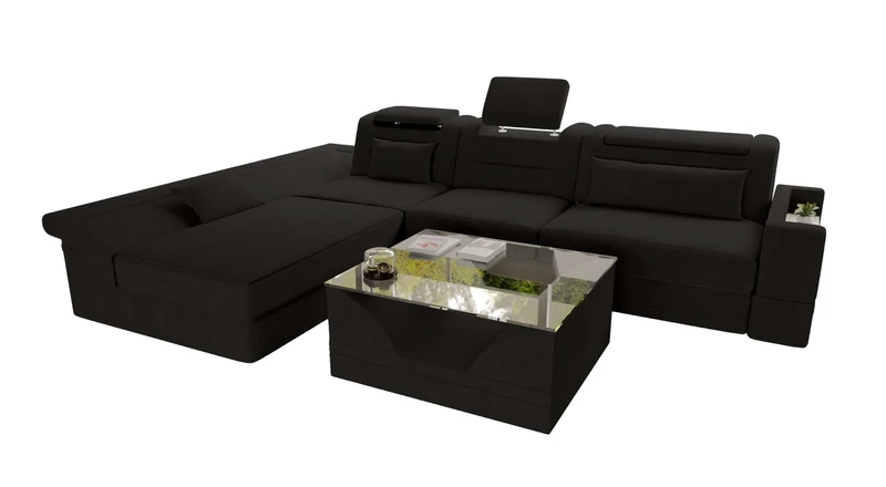 Ecksofa Monza L Form Stoffsofa