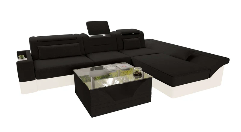 Ecksofa Monza L Form Stoffsofa