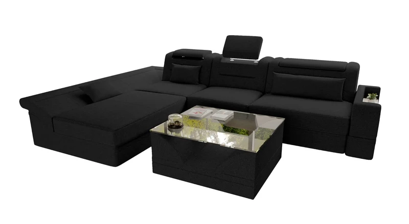 Ecksofa Monza L Form Stoffsofa