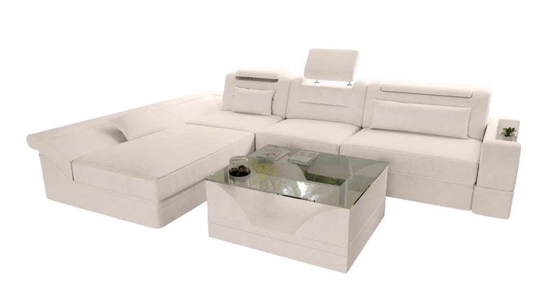 Ecksofa Monza L Form Stoffsofa
