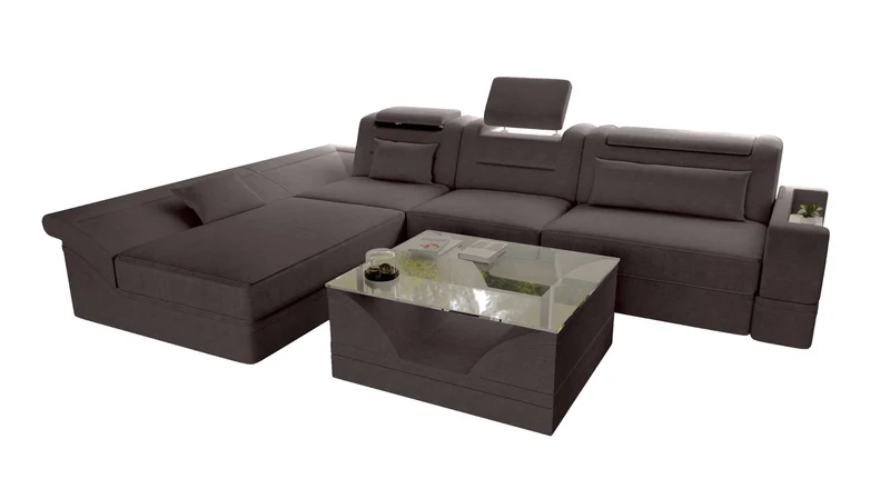 Ecksofa Monza L Form Stoffsofa