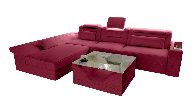 Ecksofa Monza L Form Stoffsofa
