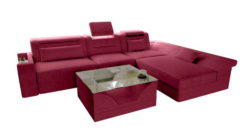 Ecksofa Monza L Form Stoffsofa