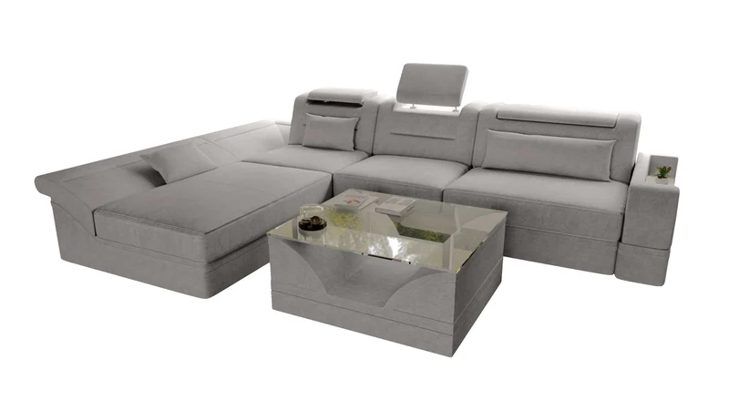 Ecksofa Monza L Form Stoffsofa