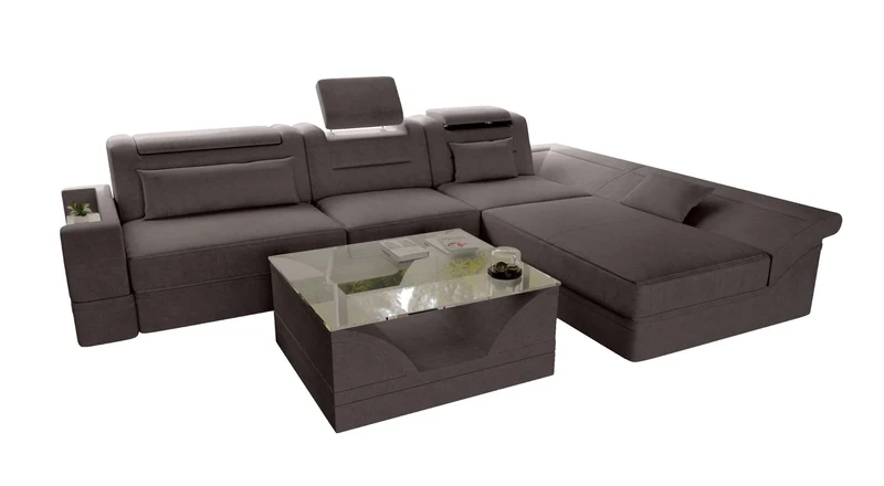 Ecksofa Monza L Form Stoffsofa