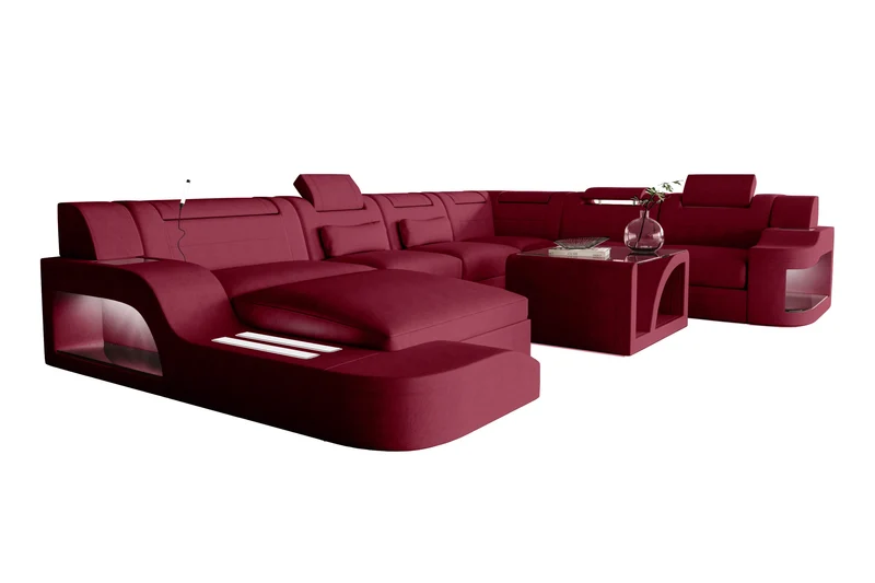 XXL Wohnlandschaft Palermo Stoffsofa