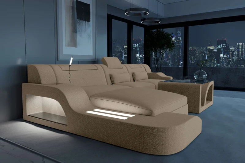 Ecksofa Palermo L Form Stoffsofa